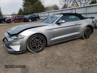 2020 Ford Mustang EcoBoost with VIN 1FATP8UH4L5112823, listed as a Copart auction lot 49578215 with 76,683 mi miles and Salvage Title. Bid and sale history available at carsss.com. Image 1.