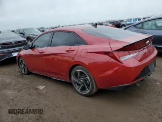2023 Hyundai Elantra N Line z VIN KMHLR4AF9PU498016, wystawiony jako Copart lot #52012365 z przebiegiem 20 521 mil mil oraz Szkoda całkowita • Salvage title. Historia ofert i sprzedaży dostępna na DreamBid. Obrazek 2.