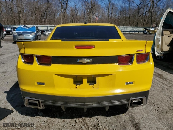 2010 Chevrolet Camaro 2SS with VIN 2G1FT1EW1A9121981, listed as a Copart auction lot 49889035 with 26,577 mi miles and Salvage Title. Bid and sale history available at carsss.com. Image 6.