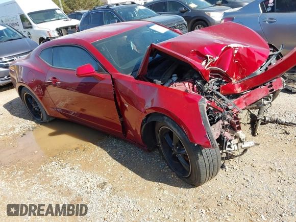 2017 Chevrolet Camaro 1LT with VIN 1G1FB1RX5H0140804, listed as a IAAI auction lot 41929989 with 1 mi miles. Bid and sale history available at carsss.com. Image 1.
