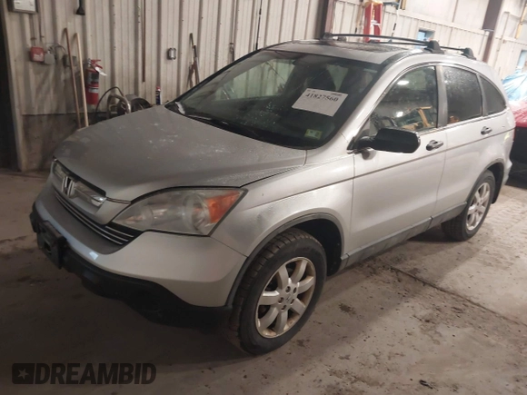 2009 Honda CR-V EX with VIN 5J6RE48539L021091, listed as a IAAI auction lot 41827560 with 106,479 mi miles. Bid and sale history available at carsss.com. Image 2.