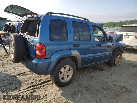 2003 Jeep Liberty Limited with VIN 1J4GK58K53W658792, listed as a Copart auction lot 55672325 with 224,489 mi miles and Salvage title. Bid and sale history available at DreamBid. Image 3.