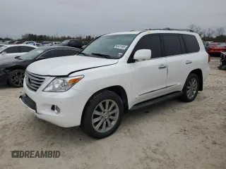 2011 Lexus LX 570 with VIN JTJHY7AX2B4064792, listed as a Copart auction lot 45481085 with 162,403 mi miles and Salvage Title. Bid and sale history available at DreamBid. Image 1.