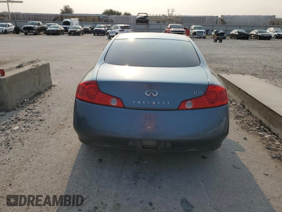 2005 Infiniti G35 Coupe with VIN JNKCV54E85M403143, listed as a Copart auction lot 64476634 with 206,226 mi miles and Salvage Title. Bid and sale history available at carsss.com. Image 6.