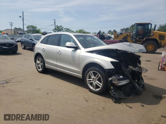 2014 Audi Q5 Premium Plus with VIN WA1LFAFP5EA014039, listed as a Copart auction lot 58669305 with Not provided miles and Salvage title. Bid and sale history available at DreamBid. Image 4.
