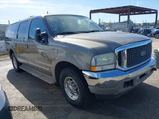 2002 Ford Excursion Limited with VIN 1FMNU42F82ED01782, listed as a IAAI auction lot 41433654 with 220,550 mi miles and . Bid and sale history available at DreamBid. Image 1.