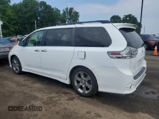 2013 Toyota Sienna SE с VIN 5TDXK3DC3DS315294, выставлен на аукционе Copart как лот 60732425 с пробегом 84 030 миль миль и Списание • Salvage title. История ставок и продаж доступна на DreamBid. Изображение 2.