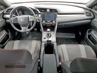 2017 Honda Civic Sedan Si with VIN 2HGFC1E51HH705216, listed as a Copart auction lot 53082385 with 77,093 mi miles and Salvage Title. Bid and sale history available at carsss.com. Image 9.
