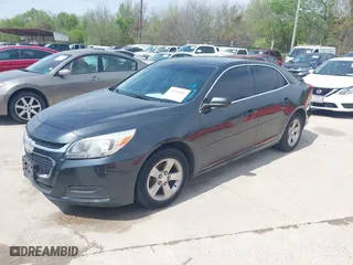 2015 Chevrolet Malibu LS with VIN 1G11B5SLXFF196109, listed as a IAAI auction lot 41891021 with 134,555 mi miles. Bid and sale history available at carsss.com. Image 2.
