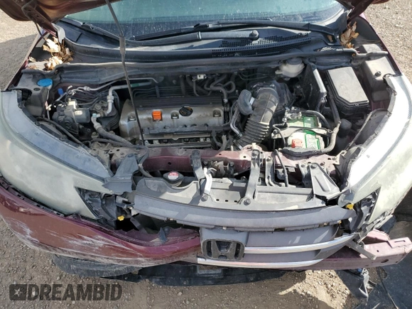 2012 Honda CR-V EX-L with VIN 5J6RM4H7XCL028874, listed as a Copart auction lot 52494475 with 234,035 mi miles and Salvage title. Bid and sale history available at DreamBid. Image 12.