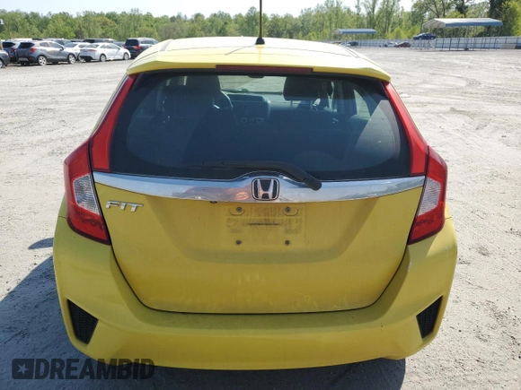 2015 Honda Fit EX-L with VIN 3HGGK5H86FM747285, listed as a Copart auction lot 53034715 with 102,236 mi miles and Salvage Title. Bid and sale history available at DreamBid. Image 6.