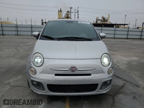 2012 FIAT 500 Sport with VIN 3C3CFFBRXCT385475, listed as a Copart auction lot 60477675 with 131,410 mi miles and Salvage title. Bid and sale history available at DreamBid. Image 5.