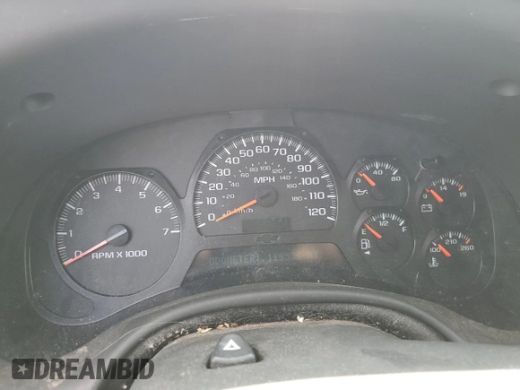 2005 Chevrolet TrailBlazer LT with VIN 1GNDT13S052378804, listed as a Copart auction lot 62047624 with 119,536 mi miles and Salvage Title. Bid and sale history available at DreamBid. Image 9.