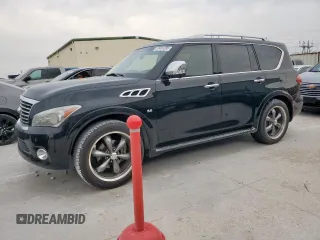 2014 Infiniti QX80 with VIN JN8AZ2NF0E9553001, listed as a Copart auction lot 53481285 with 159,107 mi miles and Clean Title. Bid and sale history available at carsss.com. Image 1.