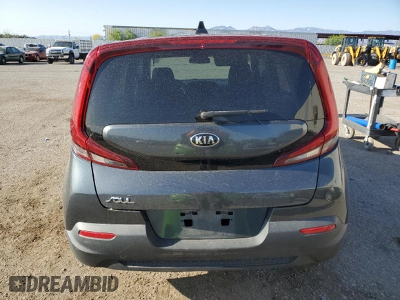 2021 Kia Soul S with VIN KNDJ23AU7M7760635, listed as a Copart auction lot 52636805 with 79,913 mi miles and Salvage Title. Bid and sale history available at DreamBid. Image 6.