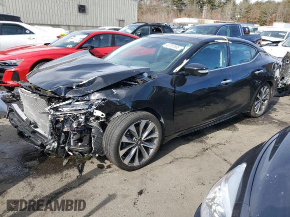 2023 Nissan Maxima Platinum with VIN 1N4AA6FV2PC505995, listed as a Copart auction lot 45787585 with 12,524 mi miles and Salvage title. Bid and sale history available at DreamBid. Image 1.