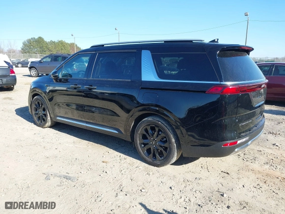 2022 Kia Carnival SX with VIN KNDNE5H34N6189033, listed as a IAAI auction lot 41646273 with 28,239 mi miles. Bid and sale history available at carsss.com. Image 3.