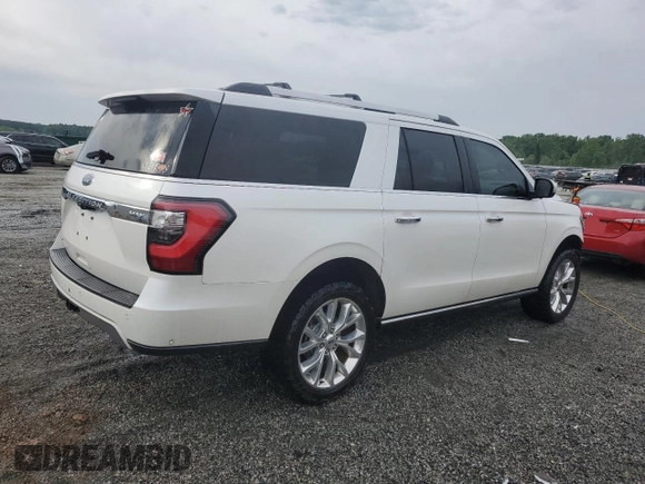 2018 Ford Expedition Max Limited с VIN 1FMJK2AT5JEA37709, выставлен на аукционе Copart как лот 56358045 с пробегом 102 119 миль миль и Списание • Salvage title. История ставок и продаж доступна на DreamBid. Изображение 3.
