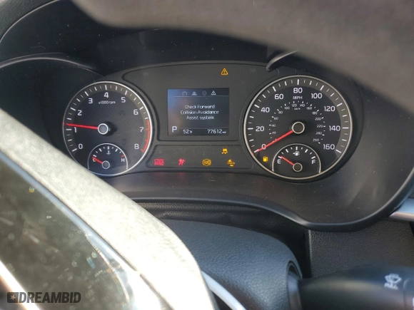 2020 Kia Optima LX with VIN 5XXGT4L33LG420972, listed as a Copart auction lot 49670395 with 77,612 mi miles and Salvage Title. Bid and sale history available at carsss.com. Image 9.