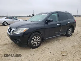 2015 Nissan Pathfinder S z VIN 5N1AR2MM6FC698667, wystawiony jako Copart lot #42757435 z przebiegiem 106 690 mil mil oraz Szkoda całkowita • Salvage title. Historia ofert i sprzedaży dostępna na DreamBid. Obrazek 1.