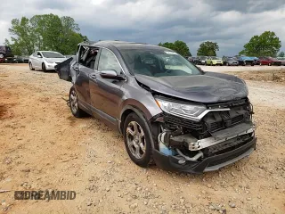 2017 Honda CR-V EX-L with VIN 7FARW1H87HE004506, listed as a Copart auction lot 52672355 with 43,519 mi miles and Salvage Title. Bid and sale history available at DreamBid. Image 11.