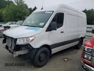 2023 Mercedes-Benz Sprinter Cargo Cargo with VIN W1Y40BHY4PT127894, listed as a Copart auction lot 63479764 with 9,003 mi miles and Salvage Title. Bid and sale history available at carsss.com. Image 1.