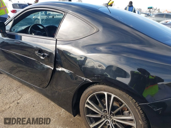 2013 Scion FR-S with VIN JF1ZNAA15D1722382, listed as a IAAI auction lot 41483974 with 108,427 mi miles. Bid and sale history available at carsss.com. Image 6.