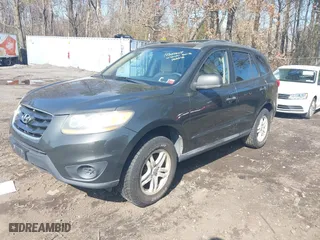 2010 Hyundai Santa Fe GLS with VIN 5NMSG3AB2AH390591, listed as a IAAI auction lot 42042117 with 240,875 mi miles. Bid and sale history available at carsss.com. Image 2.