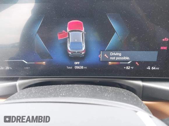 2024 BMW i4 eDrive35 z VIN WBY43AW00RFT13208, wystawiony jako IAAI lot #41191478 z przebiegiem 9 638 mil mil oraz . Historia ofert i sprzedaży dostępna na DreamBid. Obrazek 7.
