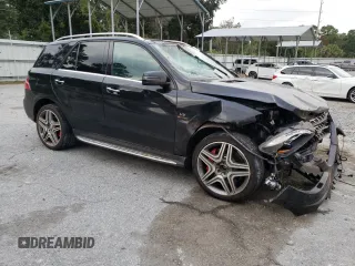 2015 Mercedes-Benz M 63 AMG with VIN 4JGDA7EB0FA440509, listed as a Copart auction lot 73954174 with 74,650 mi miles and Salvage Title. Bid and sale history available at carsss.com. Image 4.