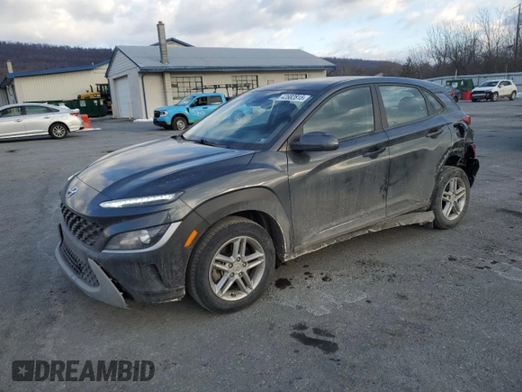 2022 Hyundai Kona SE with VIN KM8K2CAB6NU915757, listed as a Copart auction lot 42682815 with 27,967 mi miles and Salvage Title. Bid and sale history available at carsss.com. Image 1.
