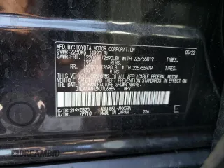 2022 Toyota Venza LE with VIN JTEAAAAH3NJ106869, listed as a Copart auction lot 70992943 with 9,152 mi miles. Bid and sale history available at carsss.com. Image 12.