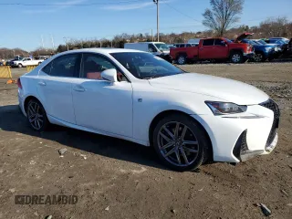 2018 Lexus IS with VIN JTHC81D24J5029933, listed as a Copart auction lot 49922205 with 78,587 mi miles and Salvage Title. Bid and sale history available at carsss.com. Image 4.