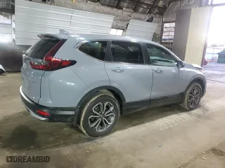 2022 Honda CR-V EX-L with VIN 2HKRW2H87NH607227, listed as a Copart auction lot 49443705 with 44,942 mi miles and Salvage Title. Bid and sale history available at carsss.com. Image 3.