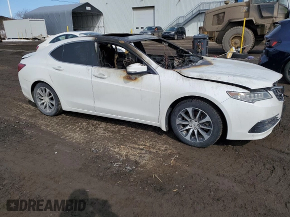 2017 Acura TLX with VIN 19UUB1F37HA800319, listed as a Copart auction lot 48968425 with Not provided miles and Non repairable. Bid and sale history available at DreamBid. Image 4.