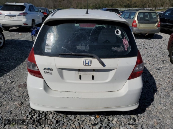 2007 Honda Fit Sport with VIN JHMGD37637S048913, listed as a Copart auction lot 50009635 with 290,131 mi miles and Clean Title. Bid and sale history available at carsss.com. Image 6.