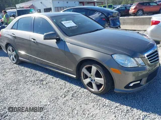 2011 Mercedes-Benz E-Class E 350 Luxury with VIN WDDHF8HB7BA390393, listed as a IAAI auction lot 41398879 with 155,161 mi miles. Bid and sale history available at carsss.com. Image 1.