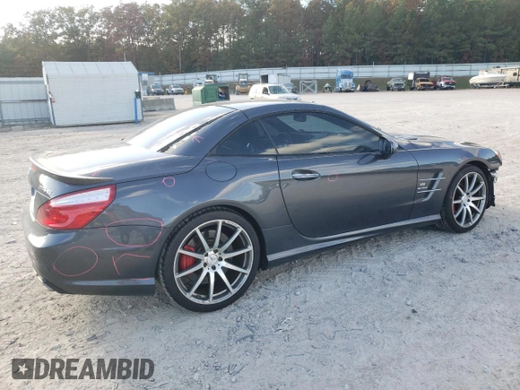 2013 Mercedes-Benz SL 63 AMG with VIN WDDJK7EAXDF013016, listed as a Copart auction lot 78980384 with 79,017 mi miles and Salvage title. Bid and sale history available at DreamBid. Image 3.