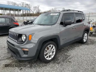 2020 Jeep Renegade Sport with VIN ZACNJAAB0LPL13344, listed as a Copart auction lot 49904585 with 53,663 mi miles and Salvage Title. Bid and sale history available at carsss.com. Image 1.