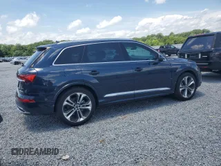 2023 Audi Q7 Prestige with VIN WA1VXBF75PD022526, listed as a Copart auction lot 61075745 with 18,307 mi miles and Salvage title. Bid and sale history available at DreamBid. Image 3.