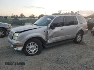 2002 Mercury Mountaineer Convenience z VIN 4M2ZU66W62UJ34558, wystawiony jako Copart lot #80146514 z przebiegiem 156 262 mil mil oraz Szkody całkowita. Historia ofert i sprzedaży dostępna na DreamBid. Obrazek 1.