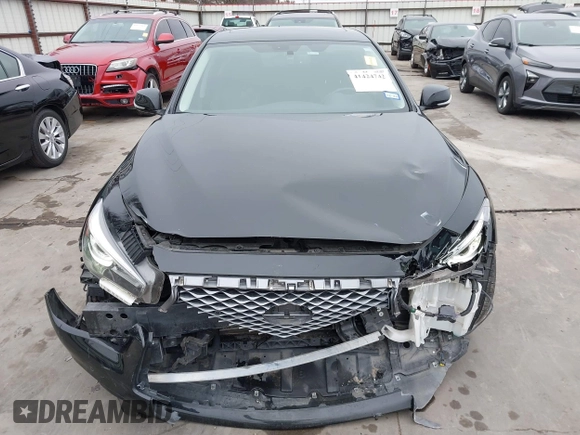 2022 Infiniti Q50 Luxe z VIN JN1EV7BPXNM311027, wystawiony jako IAAI lot #41424742 z przebiegiem 40 054 mil mil oraz . Historia ofert i sprzedaży dostępna na DreamBid. Obrazek 6.