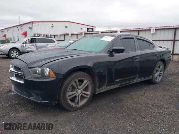 2014 Dodge Charger SXT with VIN 2C3CDXJG2EH243662, listed as a IAAI auction lot 41812674 with 114,108 mi miles. Bid and sale history available at carsss.com. Image 2.