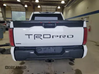 2024 Toyota Tundra TRD Pro Hybrid with VIN 5TFPC5DB7RX081484, listed as a Copart auction lot 57246415 with 12,819 mi miles and Salvage title. Bid and sale history available at DreamBid. Image 6.