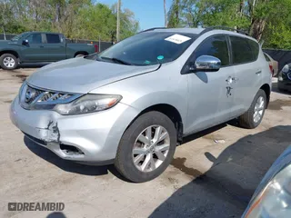 2014 Nissan Murano S with VIN JN8AZ1MW5EW532884, listed as a IAAI auction lot 42087579 with 232,084 mi miles. Bid and sale history available at carsss.com. Image 2.