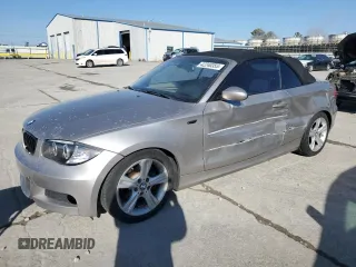 2008 BMW 1 Series 128i with VIN WBAUL73518VE88253, listed as a Copart auction lot 42240355 with 168,053 mi miles and Salvage Title. Bid and sale history available at carsss.com. Image 1.