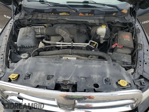 2012 Ram 1500 Big Horn with VIN 1C6RD7LT3CS291152, listed as a Copart auction lot 81600284 with 219,033 mi miles and Salvage Title. Bid and sale history available at carsss.com. Image 12.