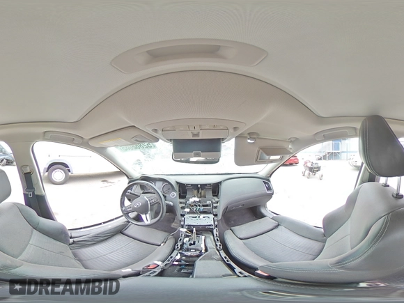 2019 Infiniti Q50 Luxe with VIN JN1EV7AR6KM590975, listed as a Copart auction lot 52868085 with 54,935 mi miles and Non repairable. Bid and sale history available at DreamBid. Image 13.