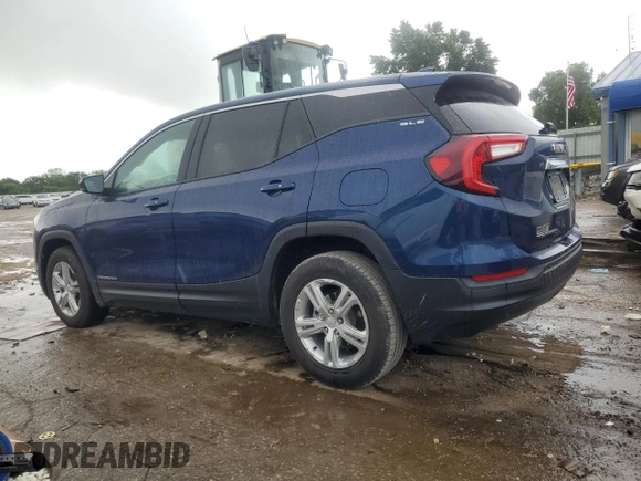 2022 GMC Terrain SLE with VIN 3GKALMEV8NL298044, listed as a Copart auction lot 60679945 with 68,814 mi miles and Salvage title. Bid and sale history available at DreamBid. Image 2.