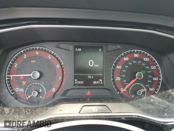 2021 Volkswagen Jetta S with VIN 3VWC57BUXMM009456, listed as a Copart auction lot 60507945 with 47,800 mi miles and Salvage title. Bid and sale history available at DreamBid. Image 9.